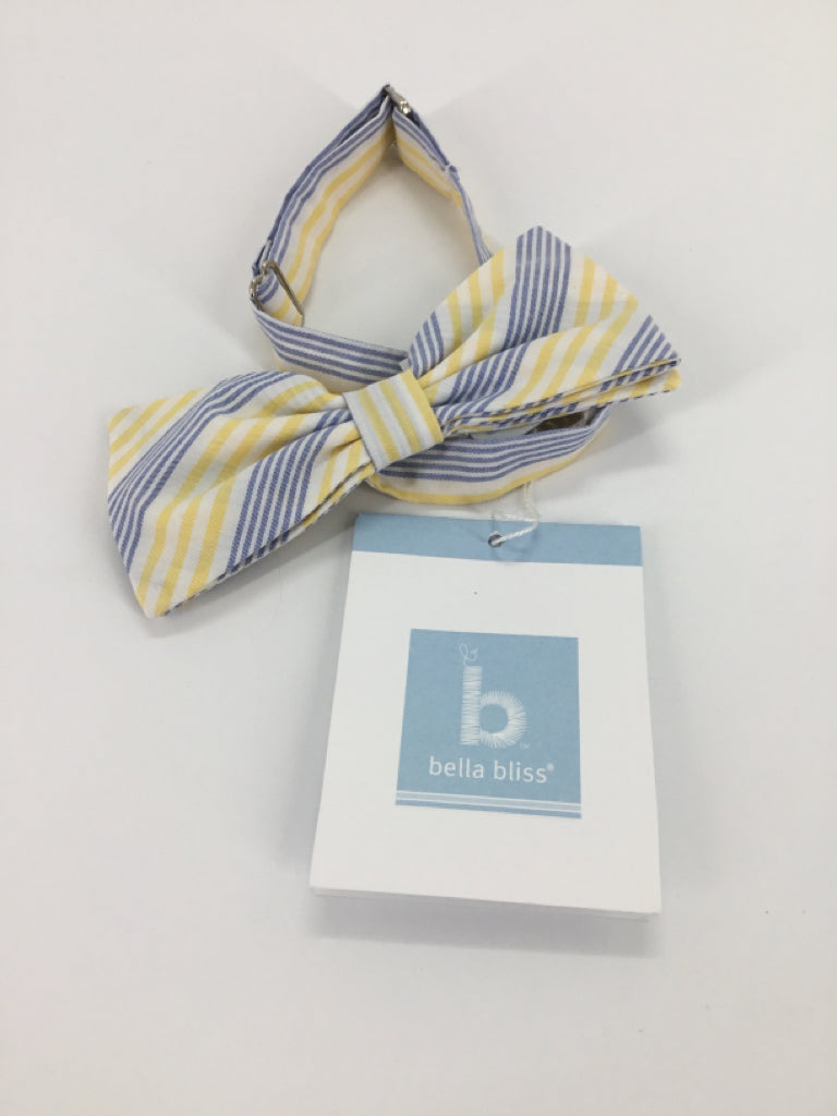 b Bella Bliss Child Size One Size Yellow Stripe Bowtie