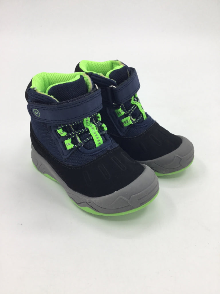 Stride Rite 360 Child Size 6 Toddler Blue Boots