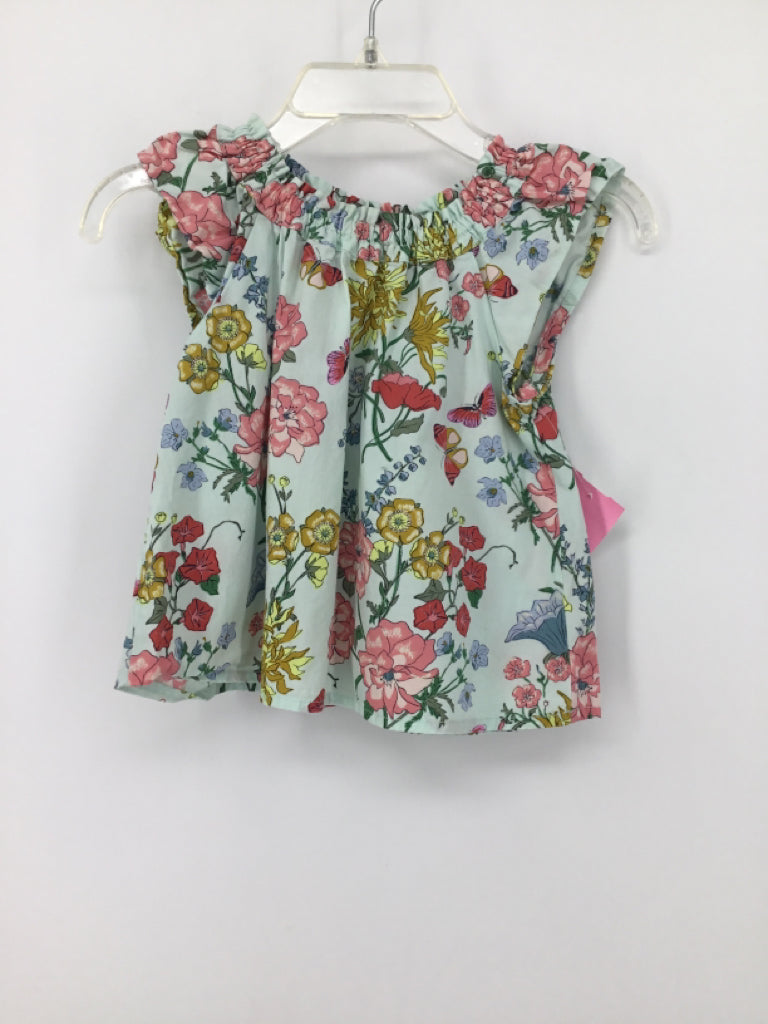 Tea Child Size 12-18 Months Blue Shirt - girls