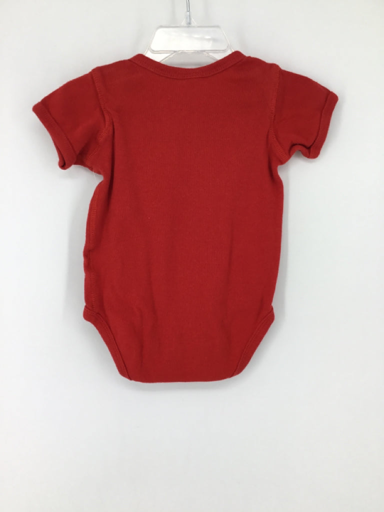 Rabbit Skins Child Size 12 Months Red Onesie