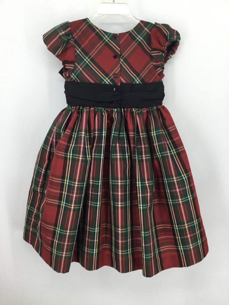 Ralph Lauren Child Size 4 Red Dress - girls