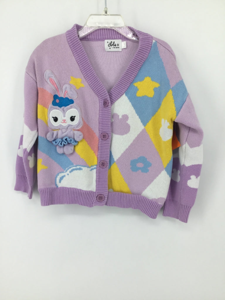 Lola & the Boys Child Size 5 Purple Sweater - girls