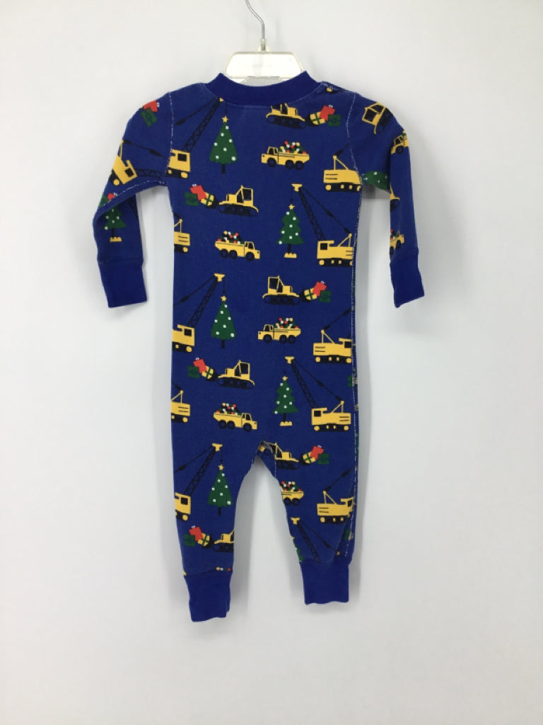 Hanna Andersson Child Size 12-18 Months Blue Christmas Pajamas