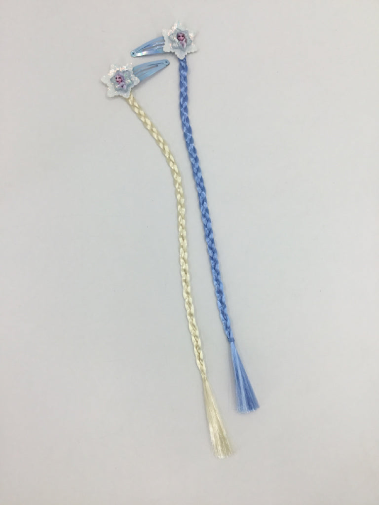 Frozen Hair Clips with Braids - 2 pcs