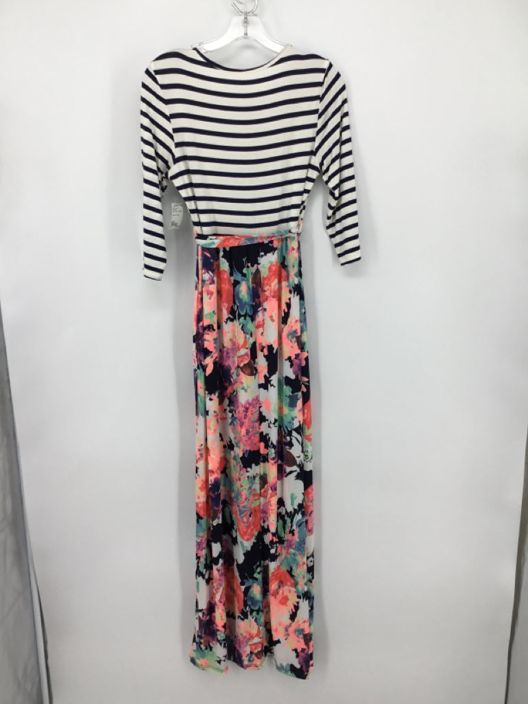 Pink Blush Size M Poly Blend Dress - Maternity
