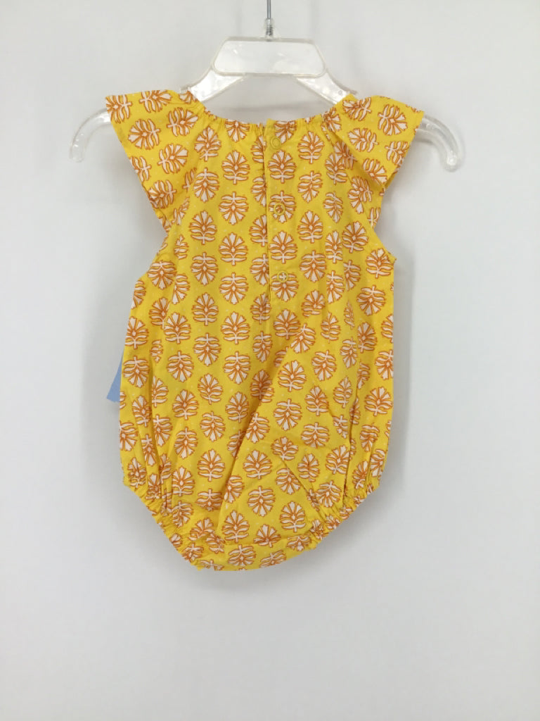 Just One You Made by Carters Child Size 3 Months Yellow Outfit - girls