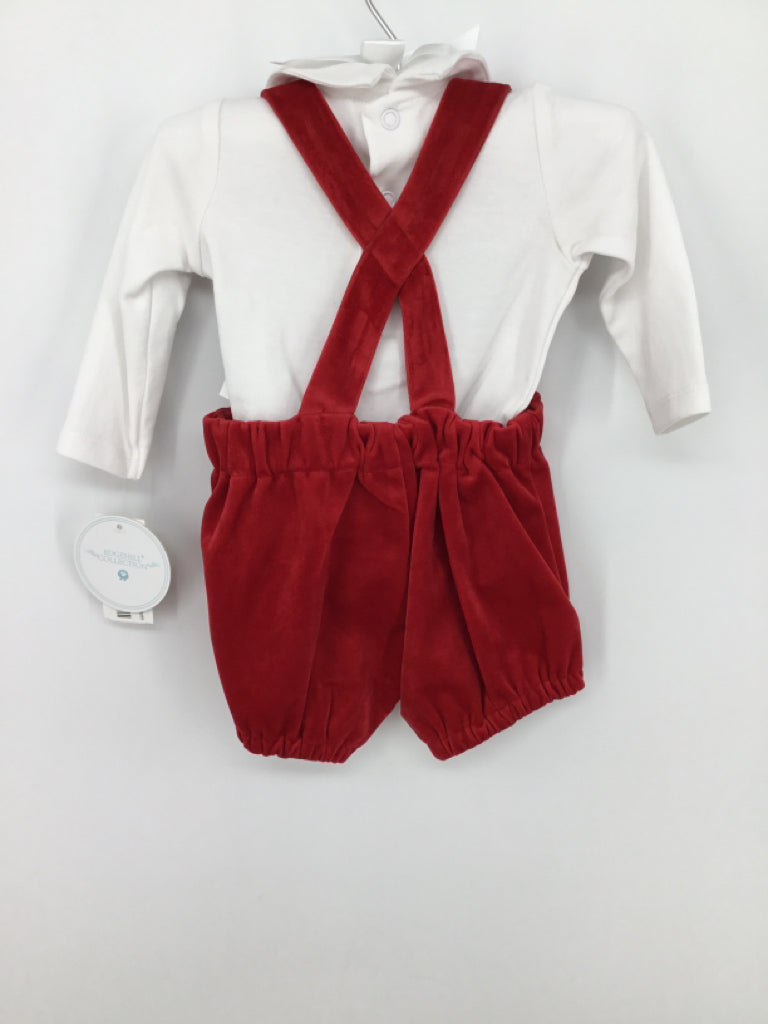Edgehill Collection Child Size 3 Months Red Christmas Outfit