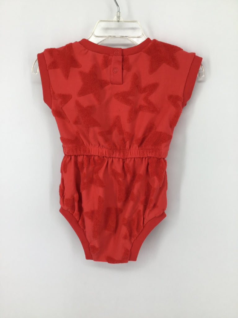 Cat & Jack Child Size 3-6 Months Red Stars & Stripes Outfit