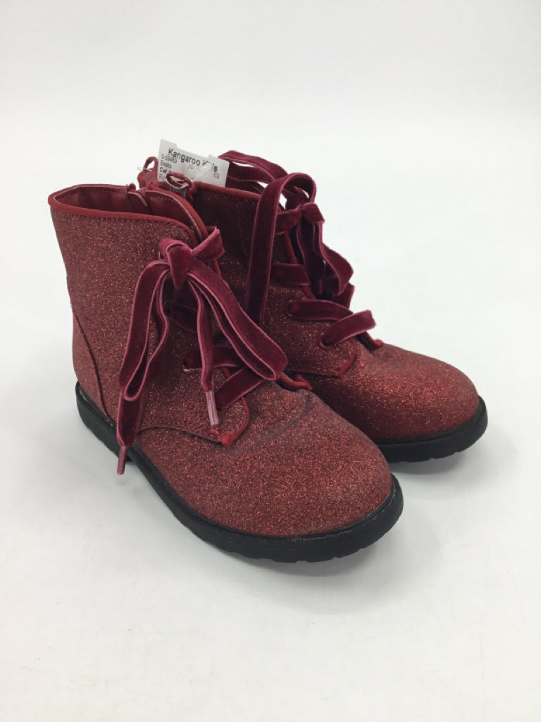 Cat & Jack Child Size 11 Red Boots