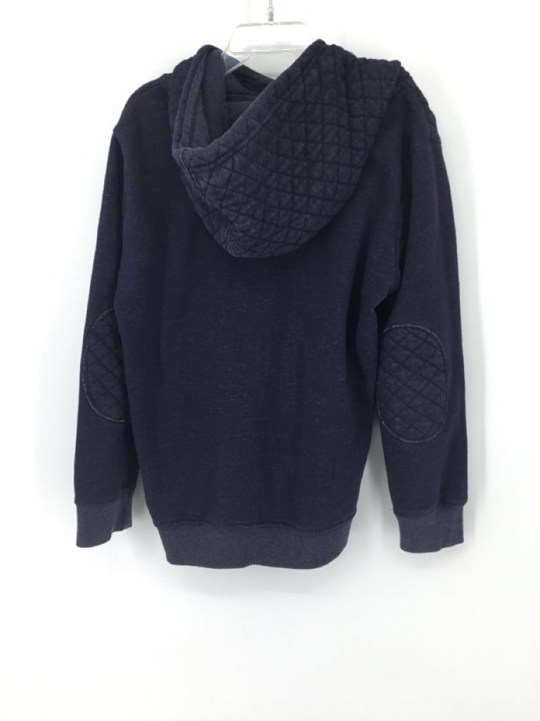 Zara Child Size 7 Navy Solid Sweatshirt - boys