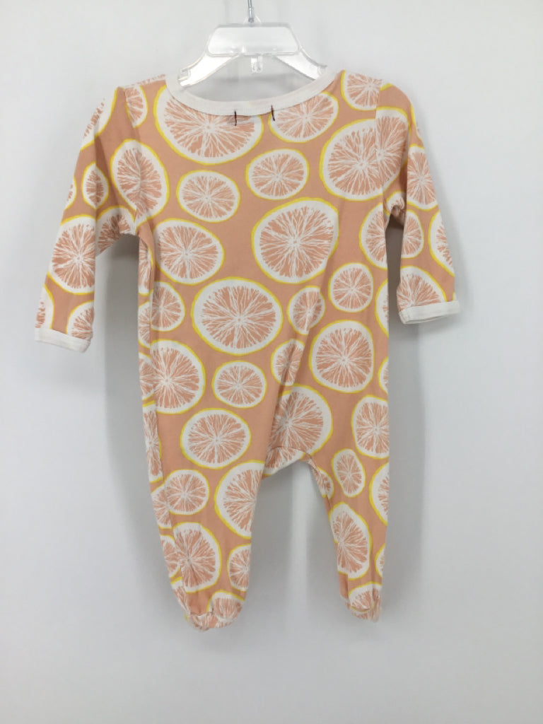 Milkbarn Child Size 3-6 Months Pink Sleepers