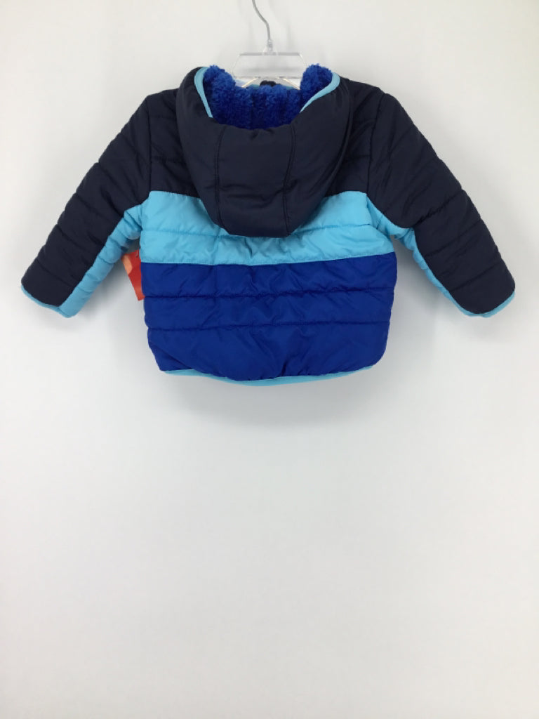 Cat & Jack Child Size 12 Months Blue Solid Outerwear - boys