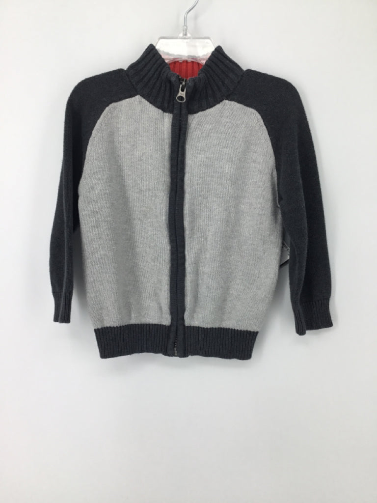 OshKosh B'gosh Child Size 3 Gray Solid Sweater - boys