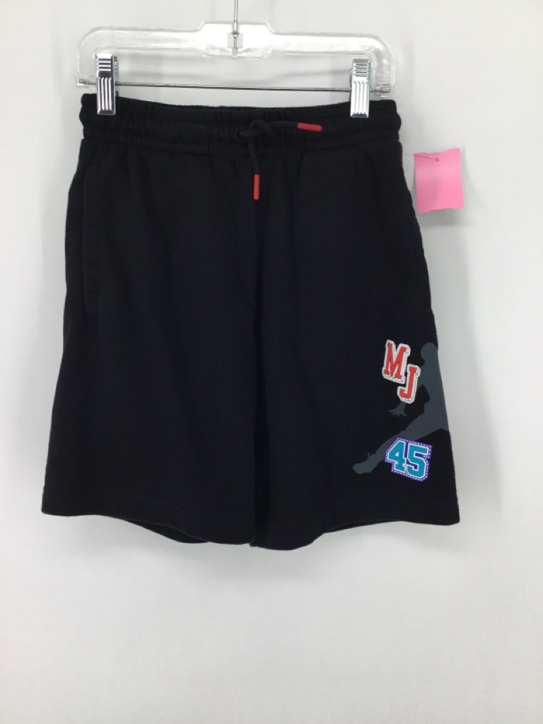 Air Jordan Child Size 10 Black Solid Shorts - boys