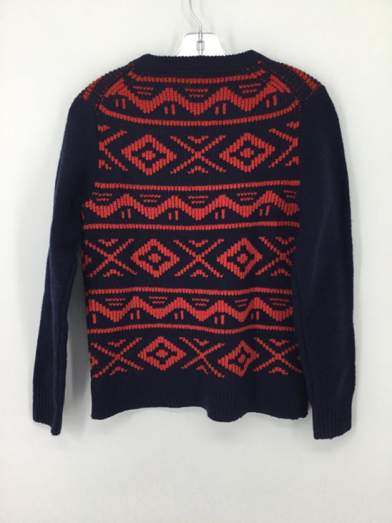 Crewcuts Child Size 10 Navy Print Sweater - boys