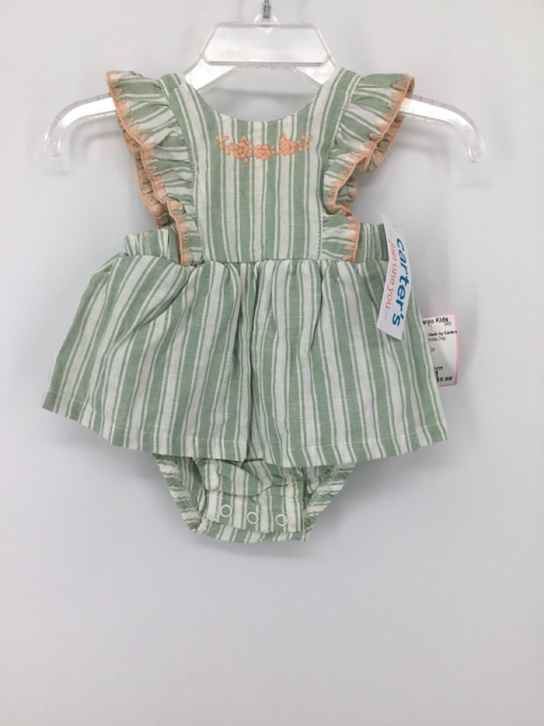 Just One You Made by Carters Child Size Newborn Green Outfit - girls