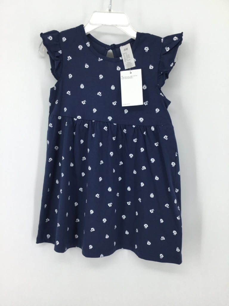 H & M Child Size 2 Navy Dress - girls