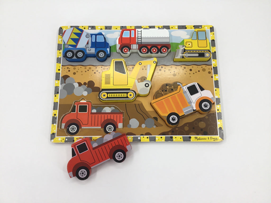 Melissa & Doug Construction Chunky Puzzle
