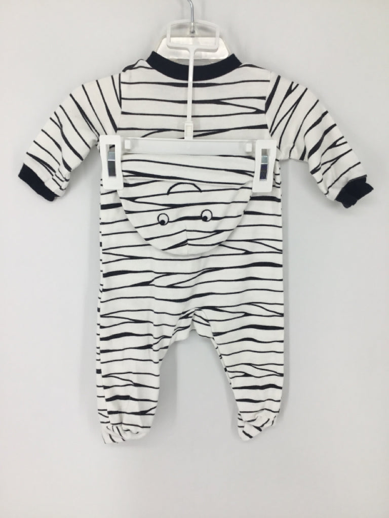 Just One You Made by Carters Child Size 3 Months White Halloween Sleeper