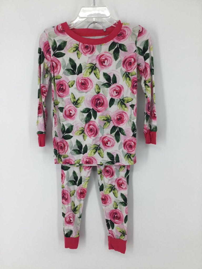 Little Sleepies Child Size 2 Pink Pajamas - girls
