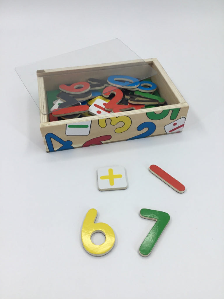 Melissa & Doug Wooden Number & Sign Magnets
