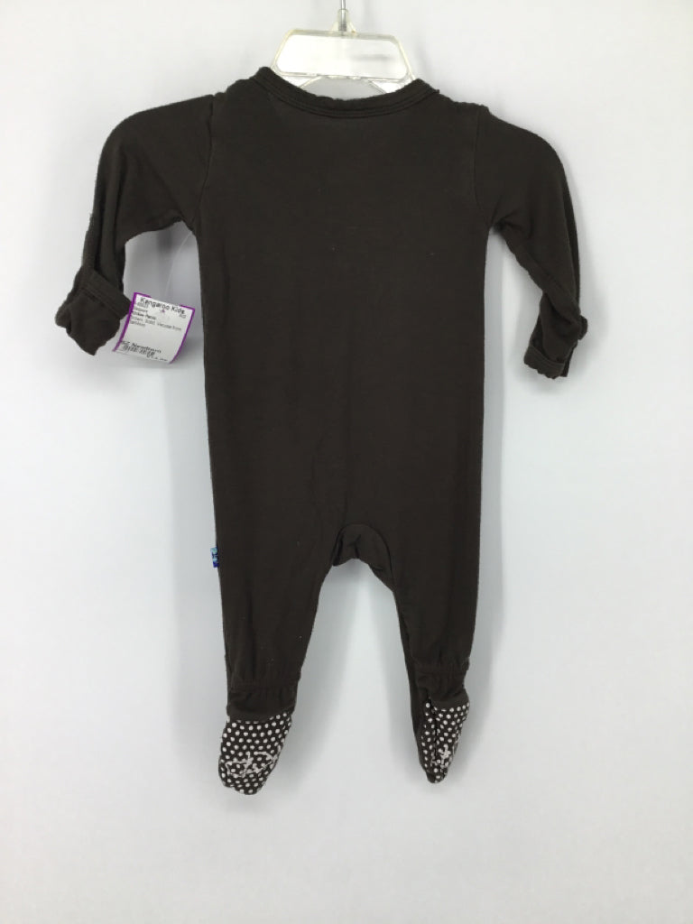 Kickee Pants Child Size Newborn Brown Sleepers