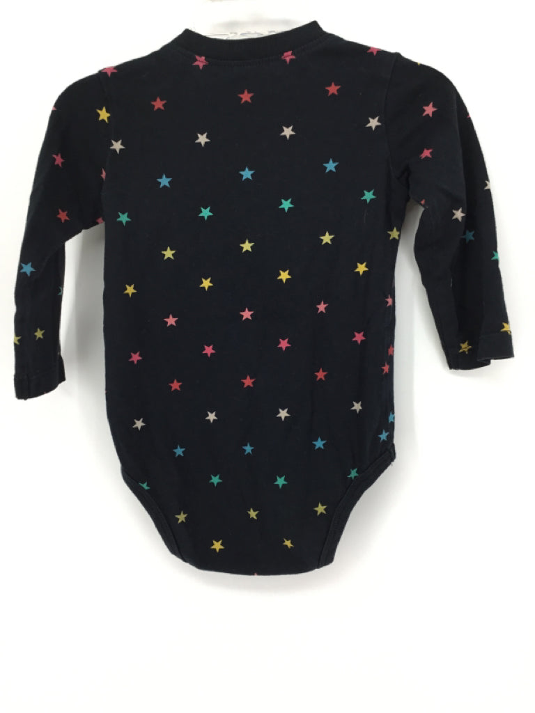 primary Child Size 12-18 Months Black Onesie