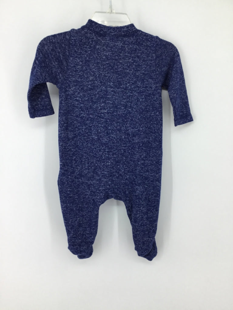 Old Navy Child Size 0-3 Months Blue Sleepers