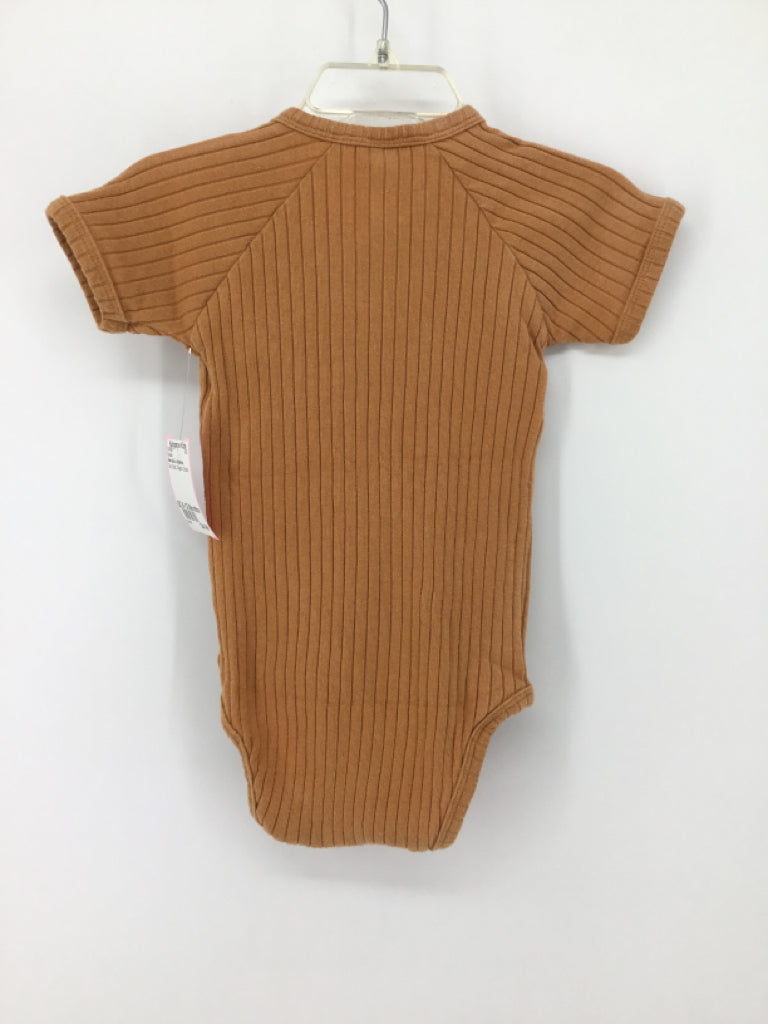 Kate Quinn Organics Child Size 6-12 Months Tan Onesie