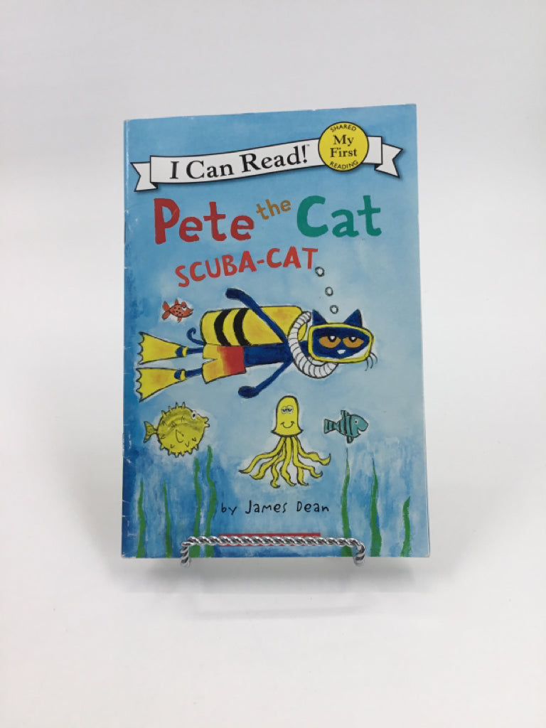 Scholastic Pete The Cat Scuba-Cat Paper Back Book