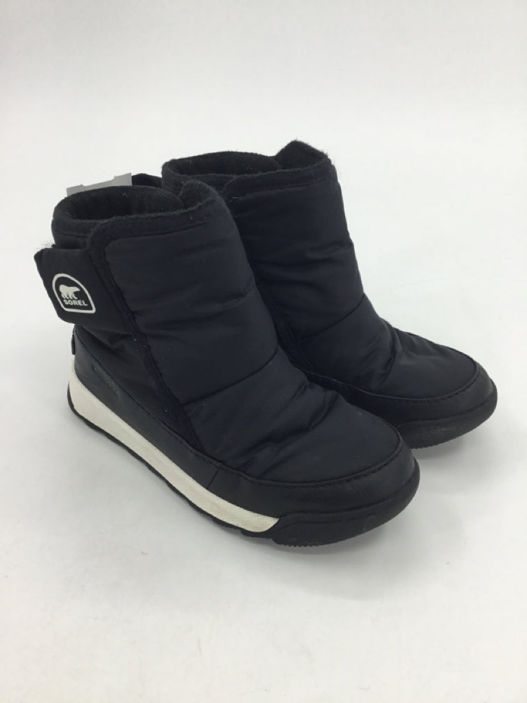 Sorel Child Size 12 Black Rain/Snow Boots