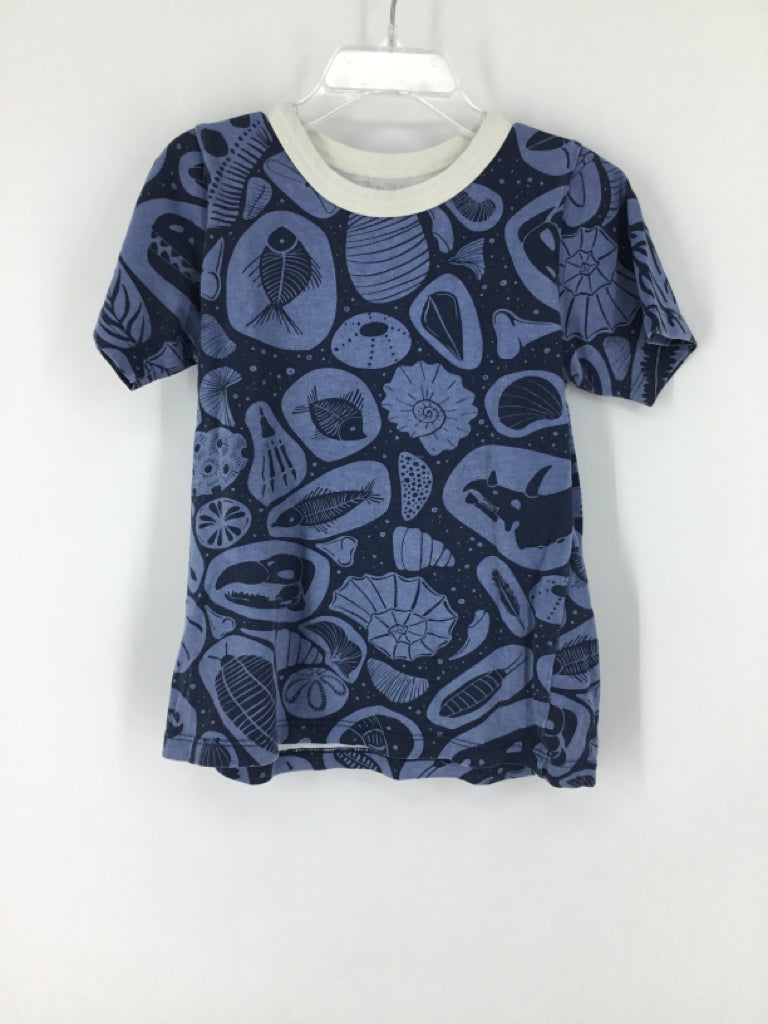 Winter Water Factory Child Size 6 Blue Print T-shirt - boys