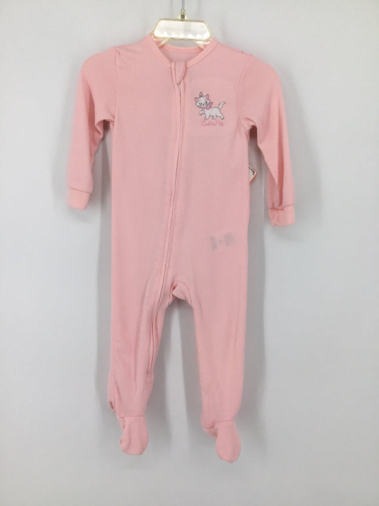 Disney Child Size 9 Months Pink Sleepers