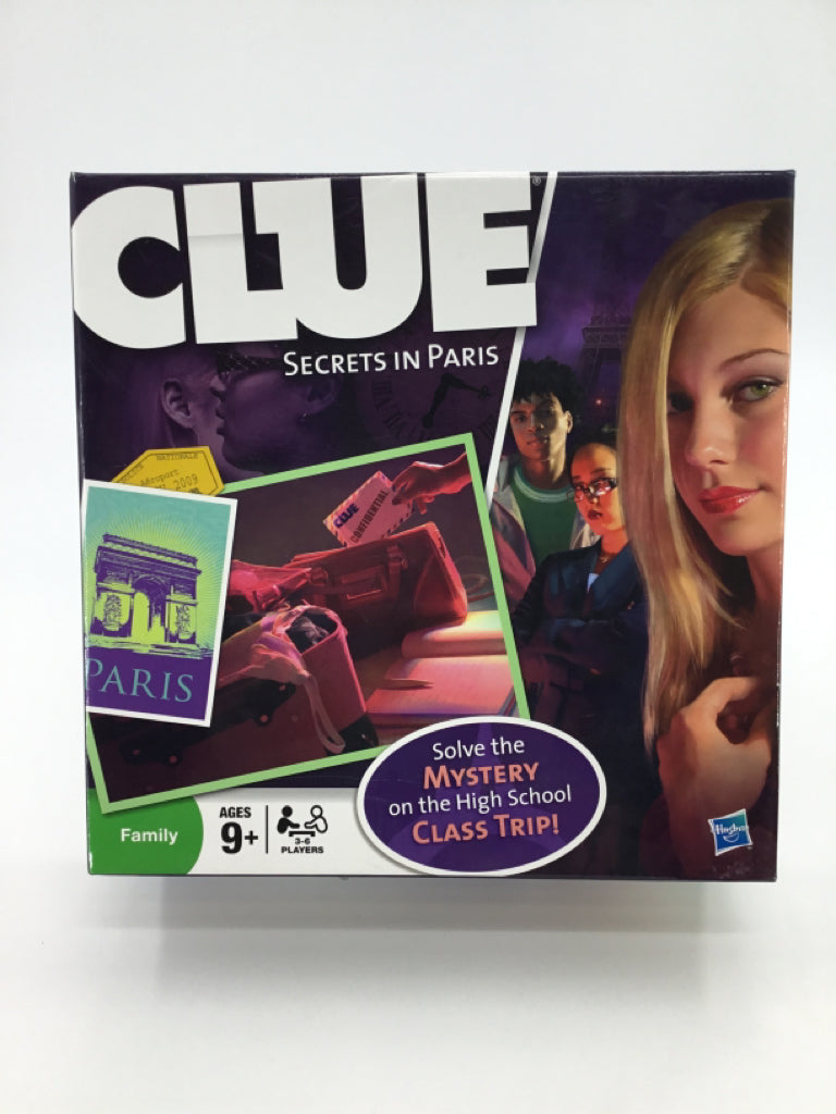 Hasbro Clue Secret in Paris Game