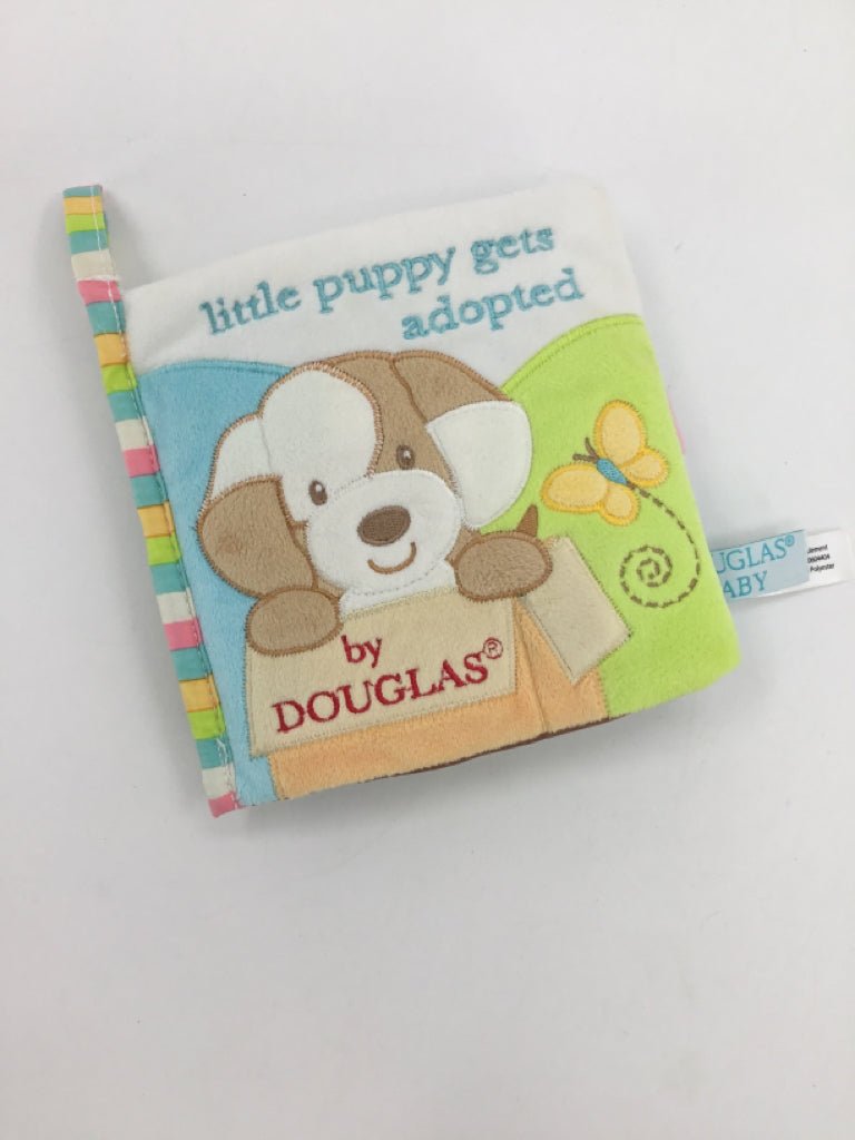 Douglas Baby Little Puppy Gets Adopted Crinkle Book