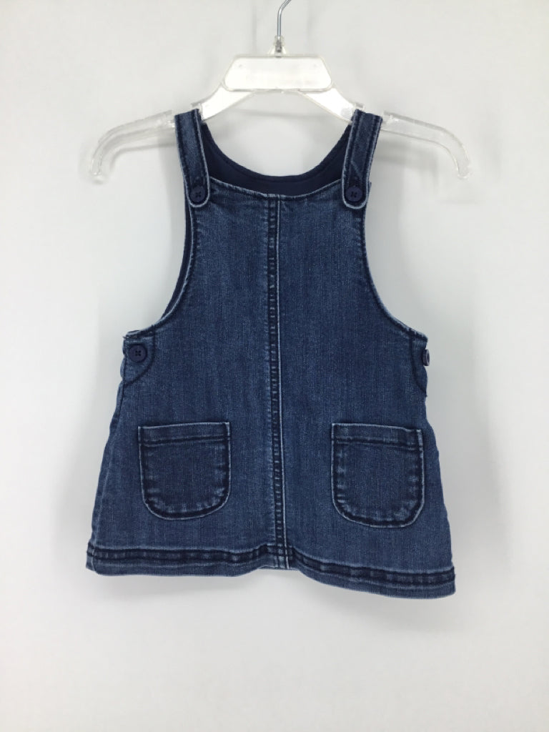 Carter's Child Size 6 Months Blue Dress - girls