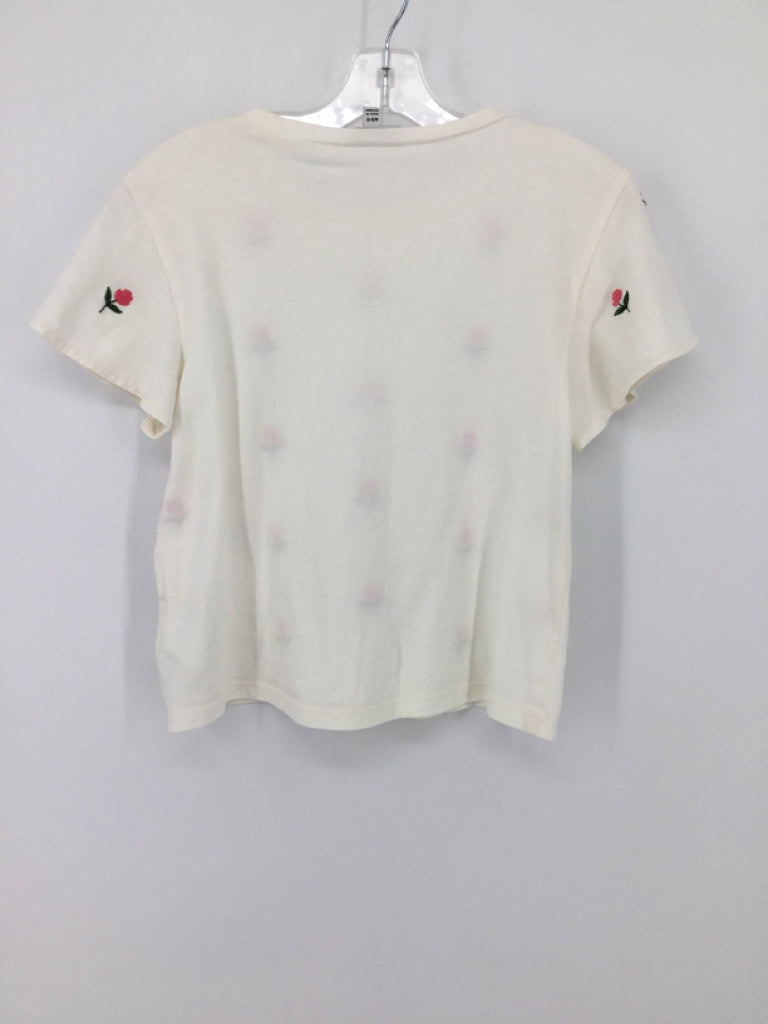 Crewcuts Child Size 8 White T-shirt - girls