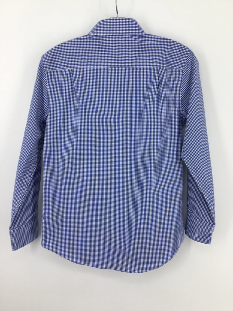Crewcuts Child Size 8 Blue Gingham Shirt - boys