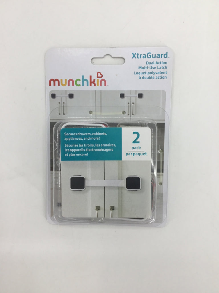 Munchkin Xtra Guard Dual Action Multi Use Latch - 2 pcs