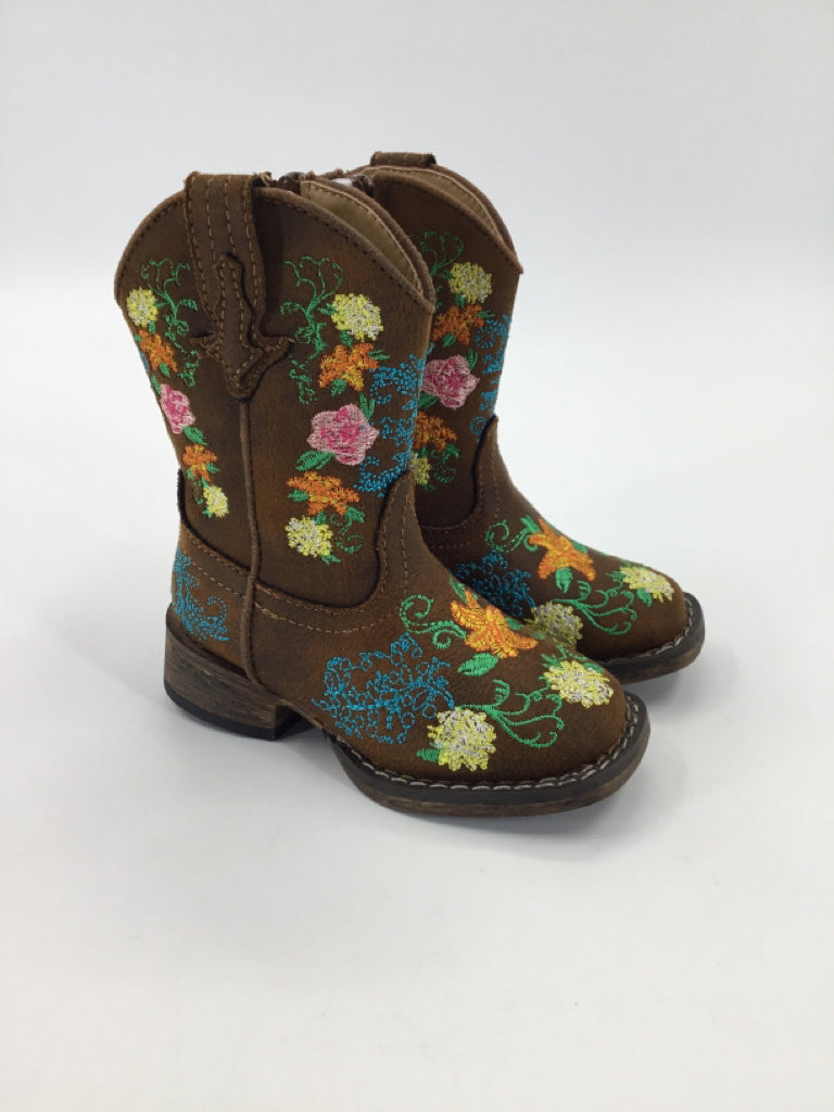 Roper Child Size 6 Toddler Brown Boots