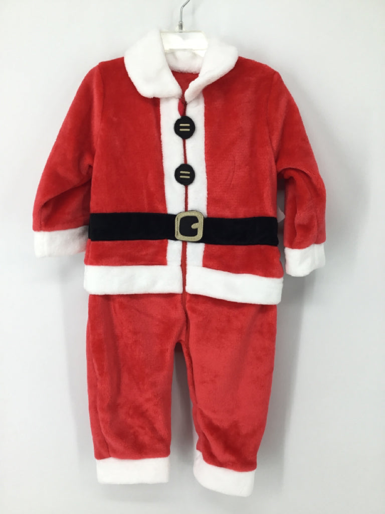 brandless Child Size 18-24 Months Red Christmas Outfit