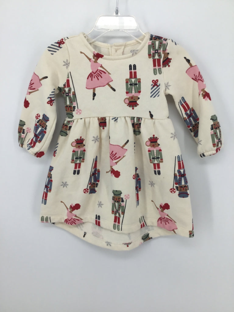 Child of Mine Child Size 12 Months White Christmas Dress