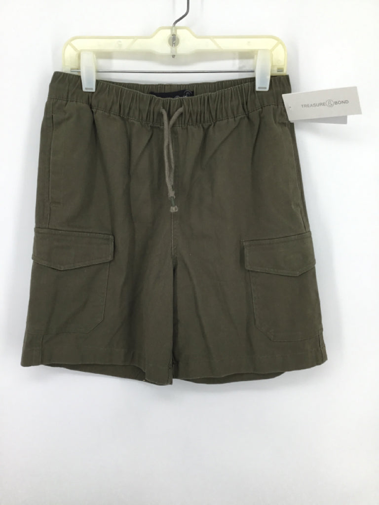Treasure & Bond Child Size 10 Green Solid Shorts - boys