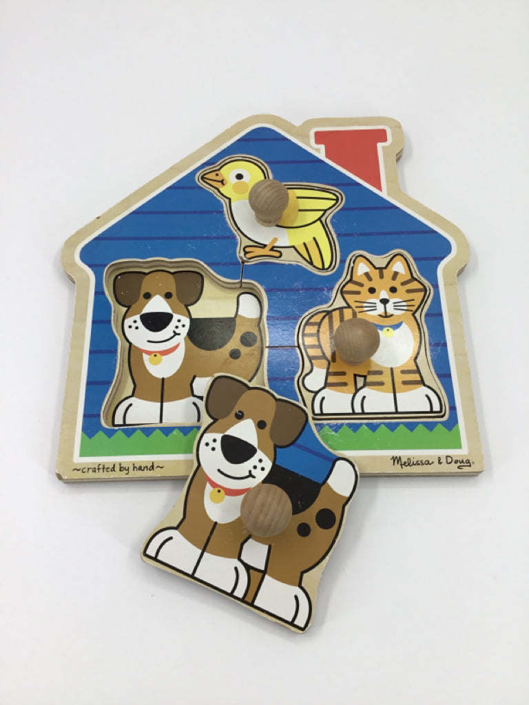 Melissa & Doug House Pets Jumbo Knob Puzzle