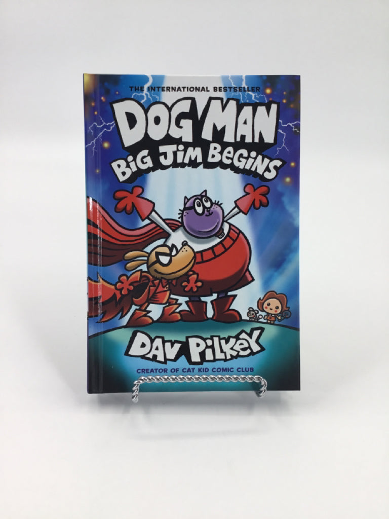 Scholastic Dog Man Big Jim Begins Hardcover Book