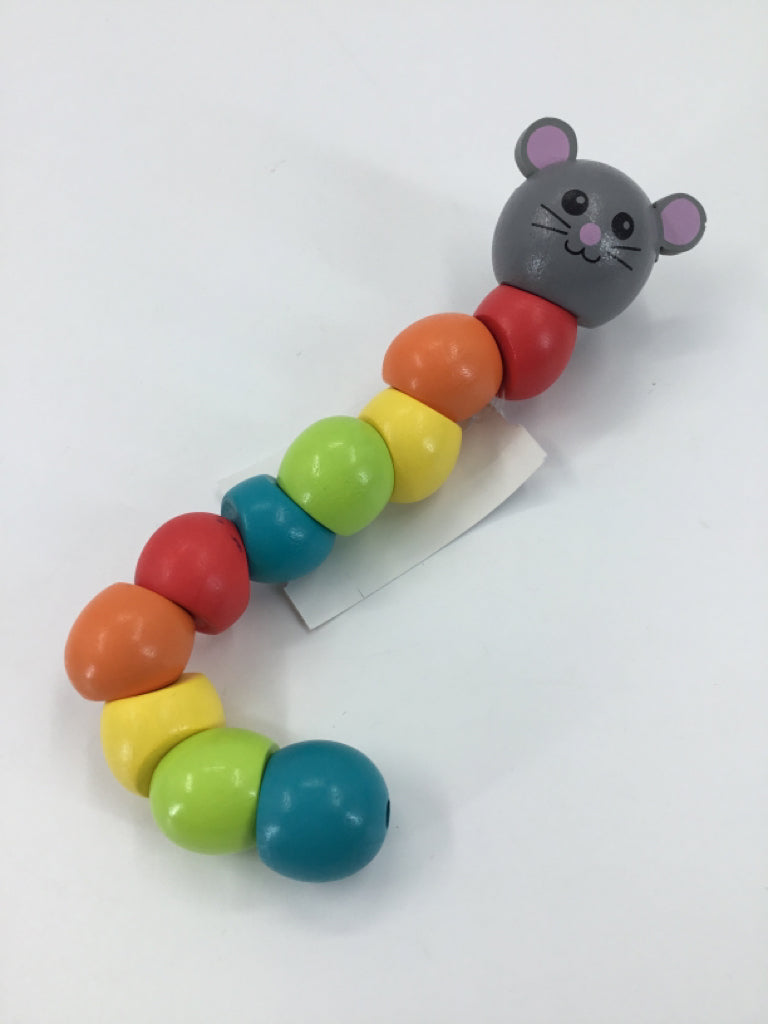 Big Time Toys Wooden Caterpillar Mouse