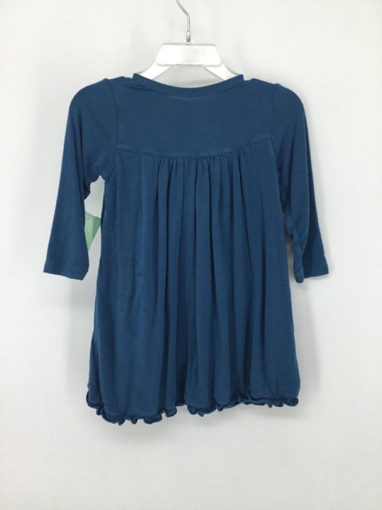 Kickee Pants Child Size 12-18 Months Blue Dress - girls