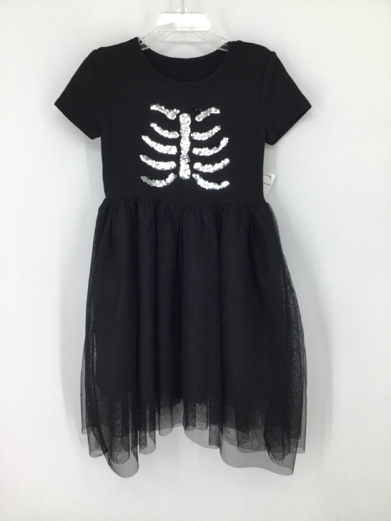 H & M Child Size 5 Black Halloween Dress