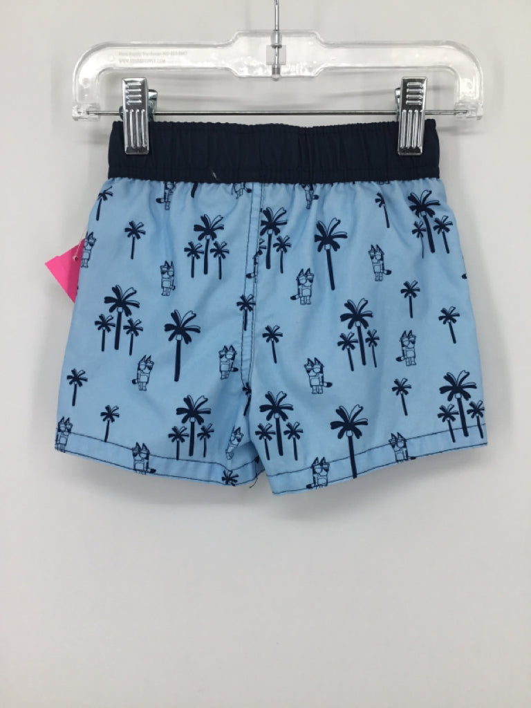 Bluey Child Size 18 Months Blue Character Swimwear - boys