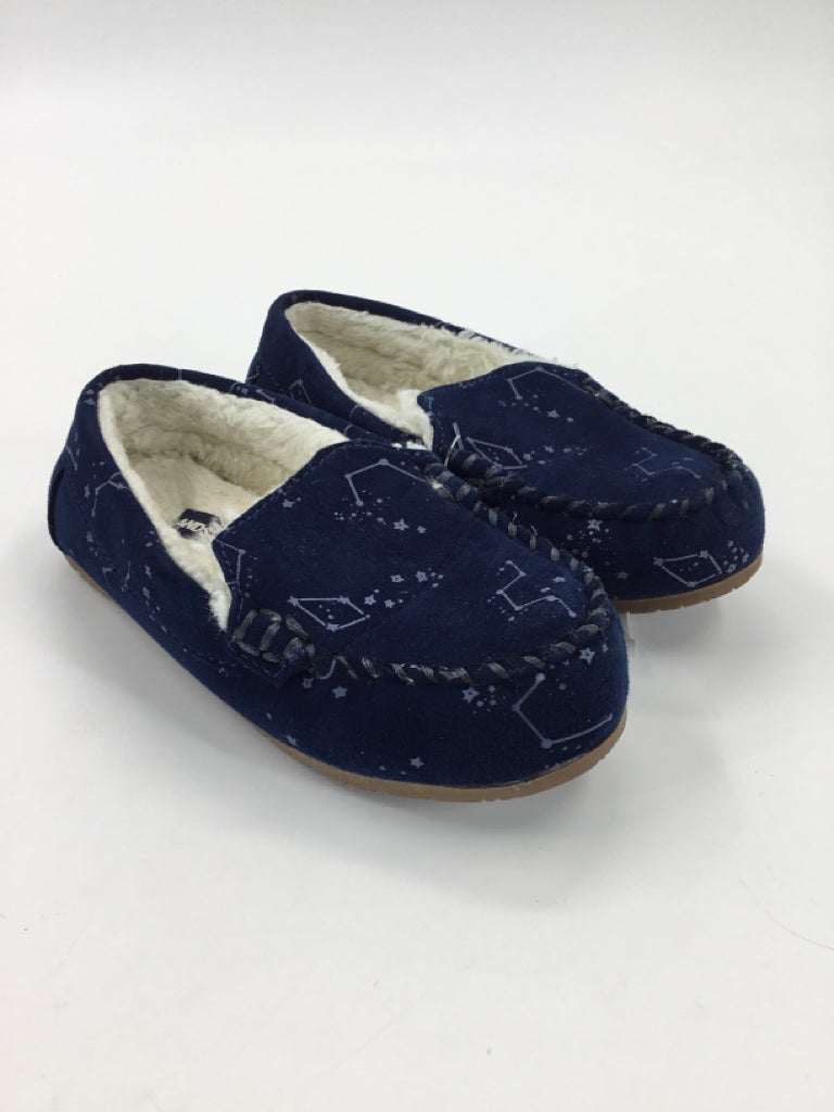 Lands' End Child Size 13 Navy Slippers